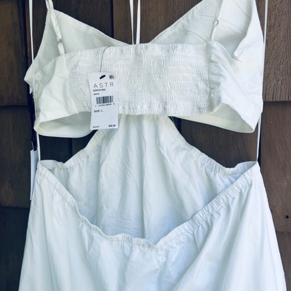 Revolve ASTR Cutout Cotton Poplin Maxi Dress - top and skirt set - Picture 15 of 17